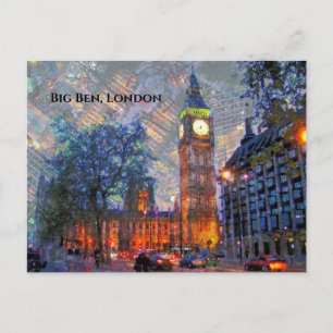 Big Ben, carte postale Londres Angleterre