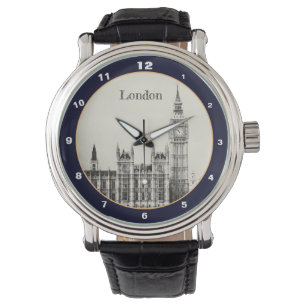 Big Ben Clock & London, Westminster /vintage UK Watch