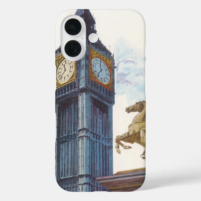 Big Ben Clock Tower at the Palace of Westminster Case-Mate iPhone Case (Back)