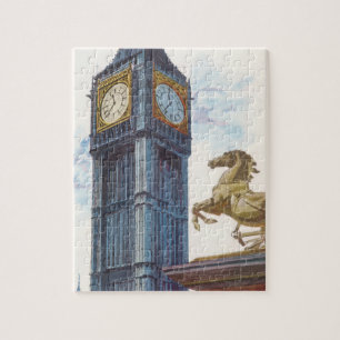 Big Ben Clock Tower at the Palace of Westminster Jigsaw Puzzle