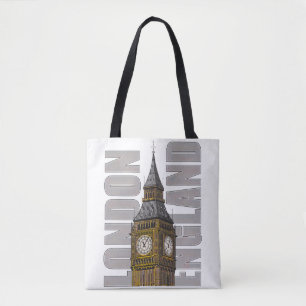 Big Ben Clock Tower London England United Kingdom Tote Bag