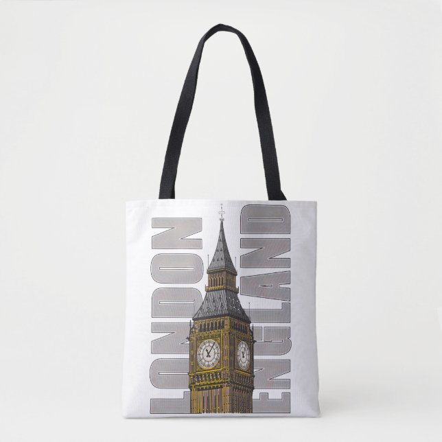 Big Ben Clock Tower London England United Kingdom Tote Bag (Front)
