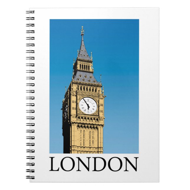 Big Ben Clock Tower Notebook (Front)