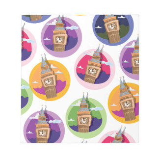 Big Ben Clock Tower Westminster Notepad