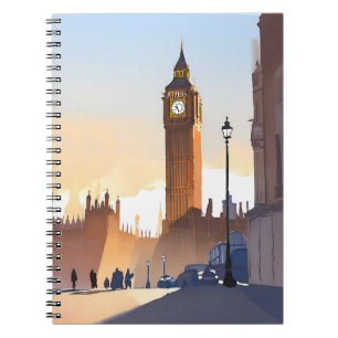 Big Ben Elizabeth Tower London England UK Notebook