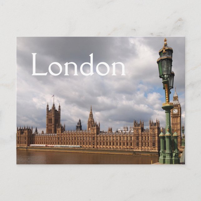 Big Ben et le Parlement à Londres carte postale (Devant)