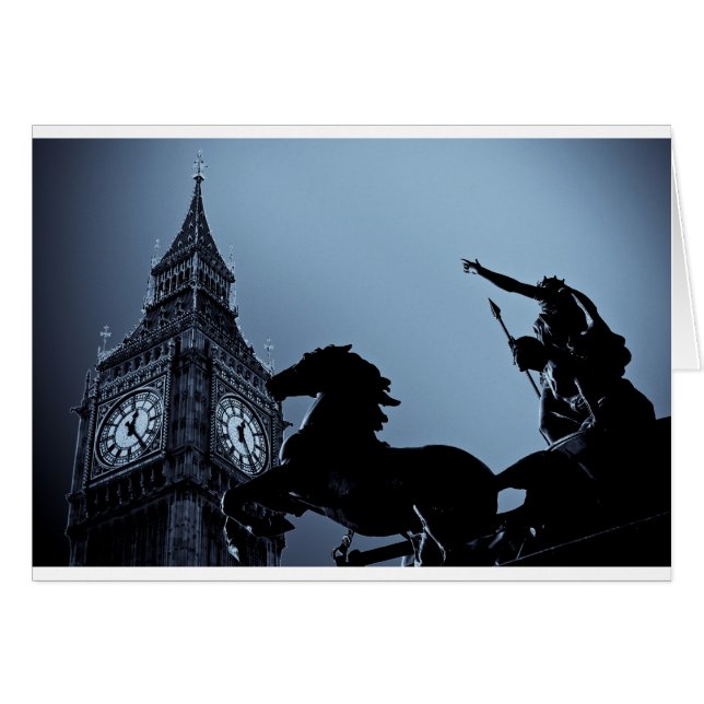 Big Ben et statue de Boudica (Devant horizontal)