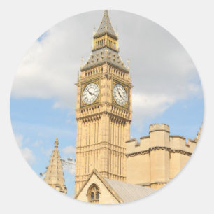 Big Ben in London Classic Round Sticker