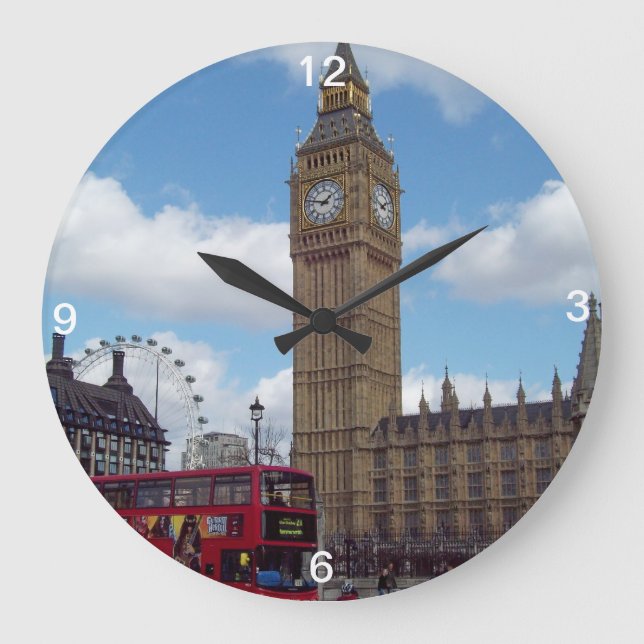 Big Ben in London, England Wall Clock (Front)