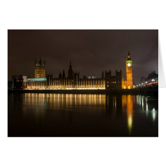 Big ben la nuit (Devant horizontal)