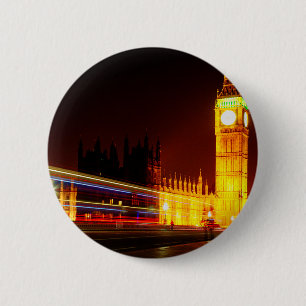 Big Ben, London 2 Inch Round Button