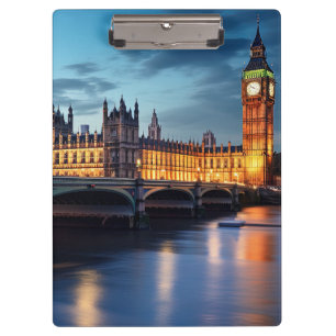 Big Ben, London. Clipboard