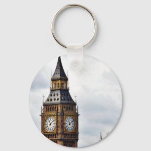 Big Ben London Clock Towers And Westminster Abbey Keychain