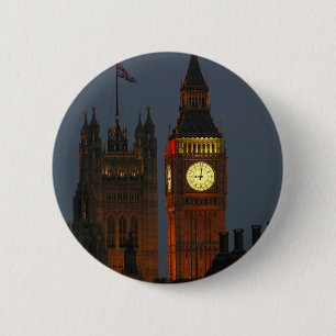 Big Ben-London-England 2 Inch Round Button