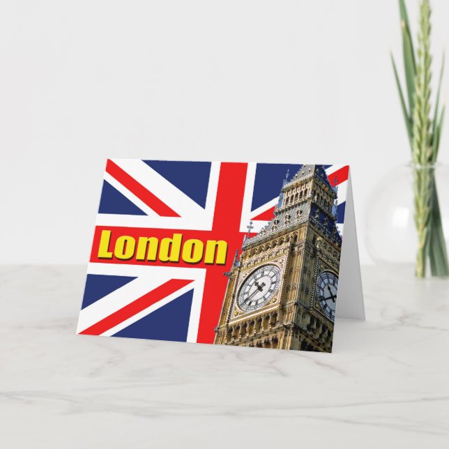Big Ben - London - England Holiday Card (Front)