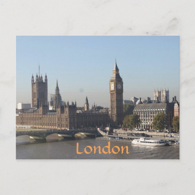 Big Ben, London England Postcard (Front)