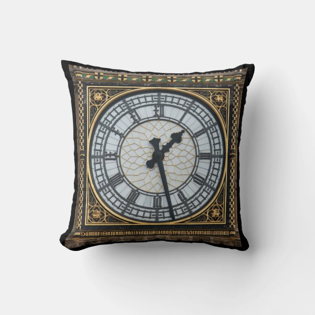 Big Ben, London, England Throw Pillow (Front)