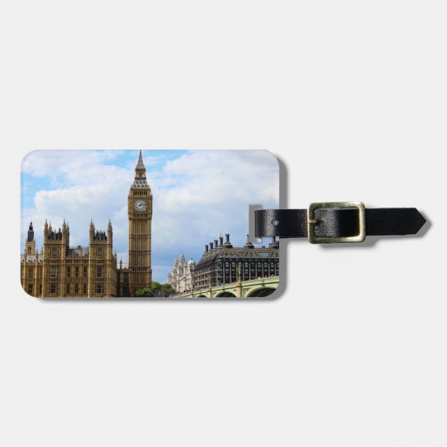 Big Ben London luggage tag (Front Horizontal)