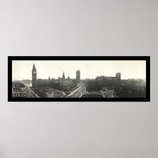 Big Ben London Photo 1919 Poster (Front)