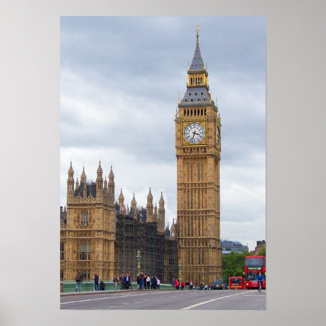 Big Ben, London Poster (Front)