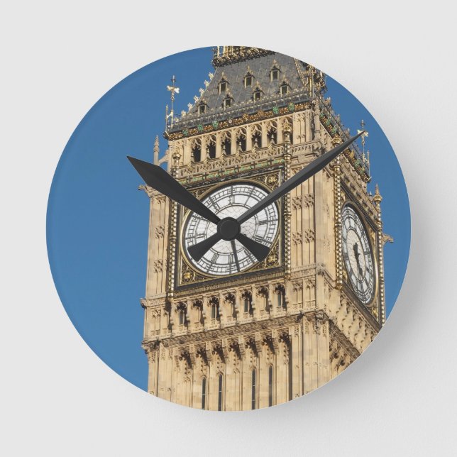 Big Ben London Round Clock (Front)