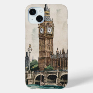 Big Ben London Vintage iPhone 15 Mini Case