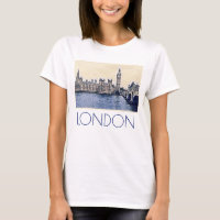 Big Ben London Watercolor art