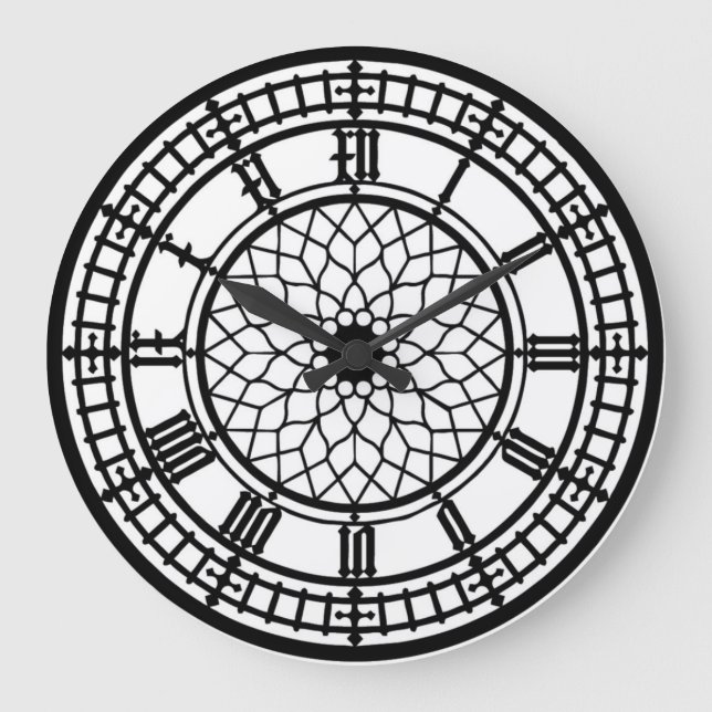 Big Ben Lover's Better Aligned Large Clock (Front)