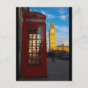 Big Ben & Phone Box Postcard