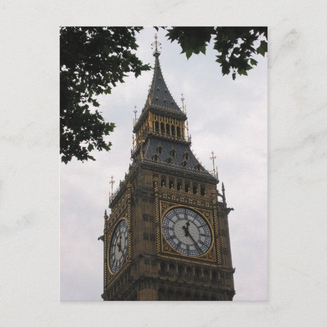 big ben postcard (Front)