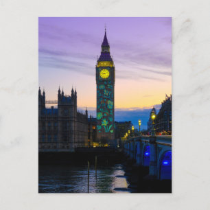 "Big Ben" Westminster, London UK Postcard