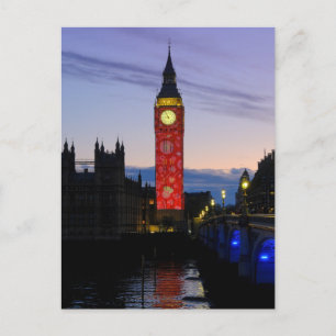 "Big Ben" Westminster, Londres Carte postale brita
