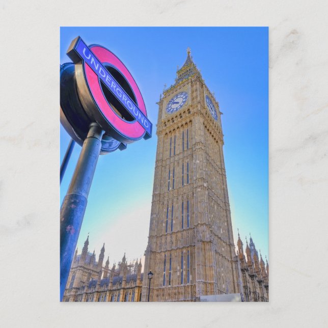 "Big Ben" Westminster, Londres Carte postale brita (Devant)