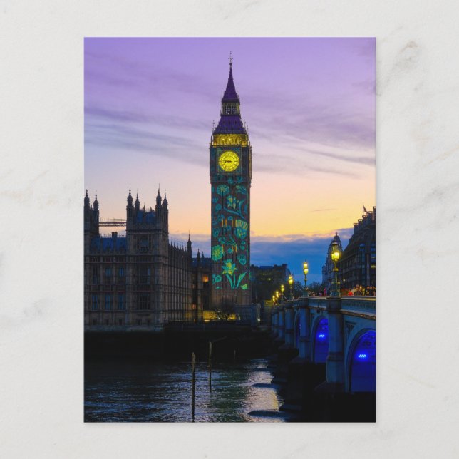 "Big Ben" Westminster, Londres Carte postale brita (Devant)