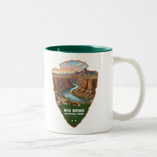 Big Bend National Park Arrowhead Two-Tone Coffee Mug