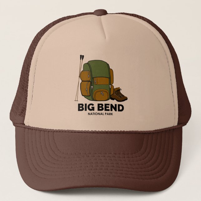 Big Bend National Park Backpack Trucker Hat (Front)
