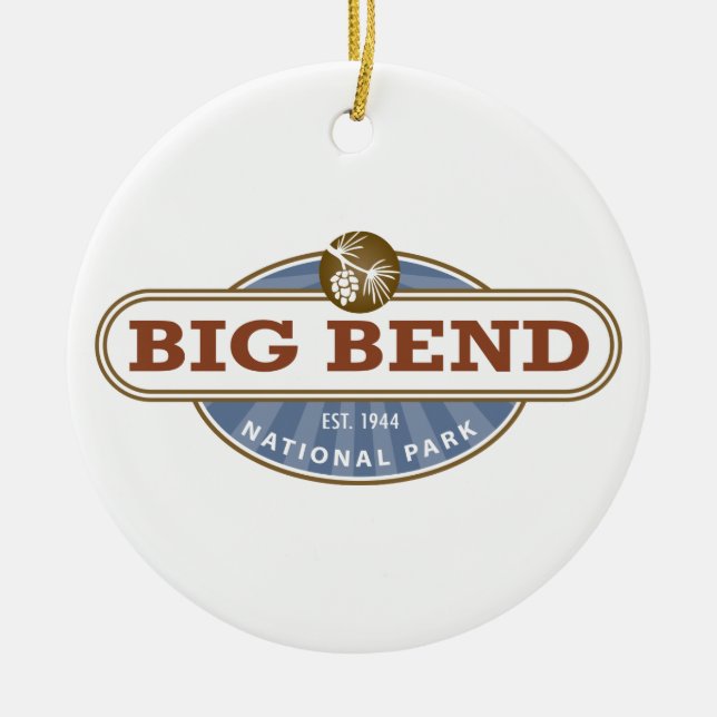 Big Bend National Park Ceramic Ornament (Front)