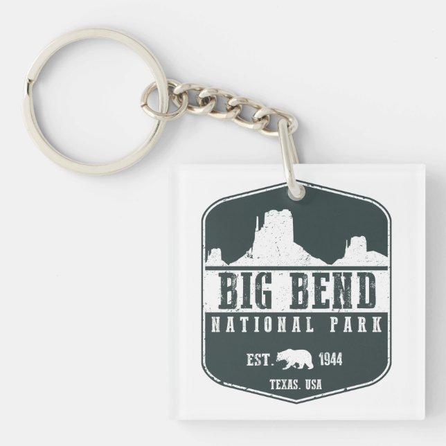 Big Bend National Park Keychain (Front)