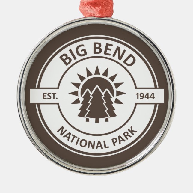 Big Bend National Park Metal Ornament (Front)