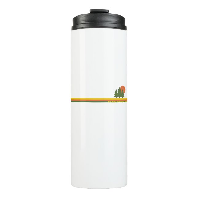 Big Bend National Park Pine Trees Sun Thermal Tumbler (Front)