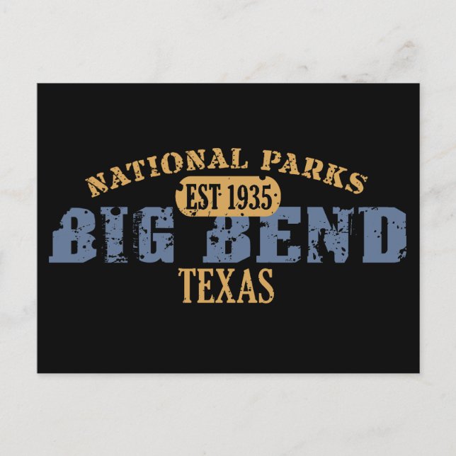 Big Bend National Park Postcard (Front)