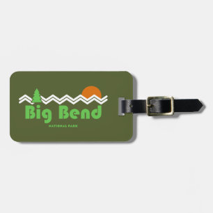 Big Bend National Park Retro Luggage Tag
