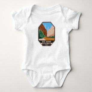 Big Bend National Park Rio Grande Vintage Baby Bodysuit