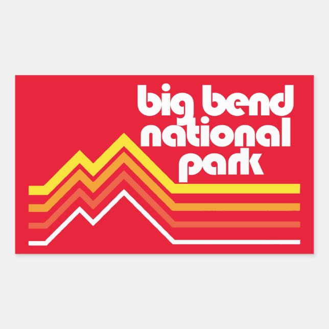 Big Bend National Park Sticker (Front)