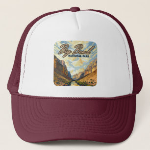 Big Bend National Park Texas Desert Retro Trucker Hat