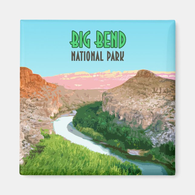 Big Bend National Park Texas Magnet (Front)