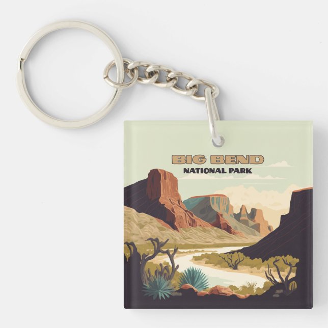 Big Bend National Park Texas Retro Travel (Devant)