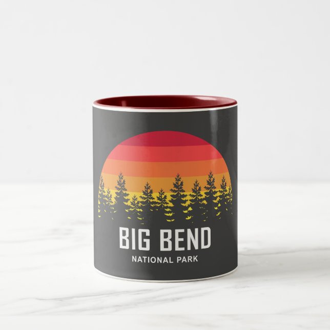 Big Bend National Park Two-Tone Coffee Mug (Center)