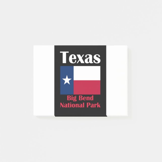 Big Bend National Park TX Post-it Notes (Front)
