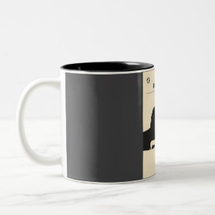 Big Bend National Park Vintage Retro Travel Poster Two-Tone Coffee Mug